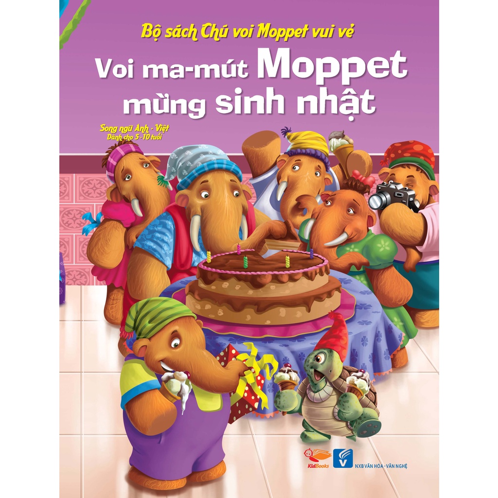 Sách: Combo 8 cuốn Chú voi Moppet vui vẻ