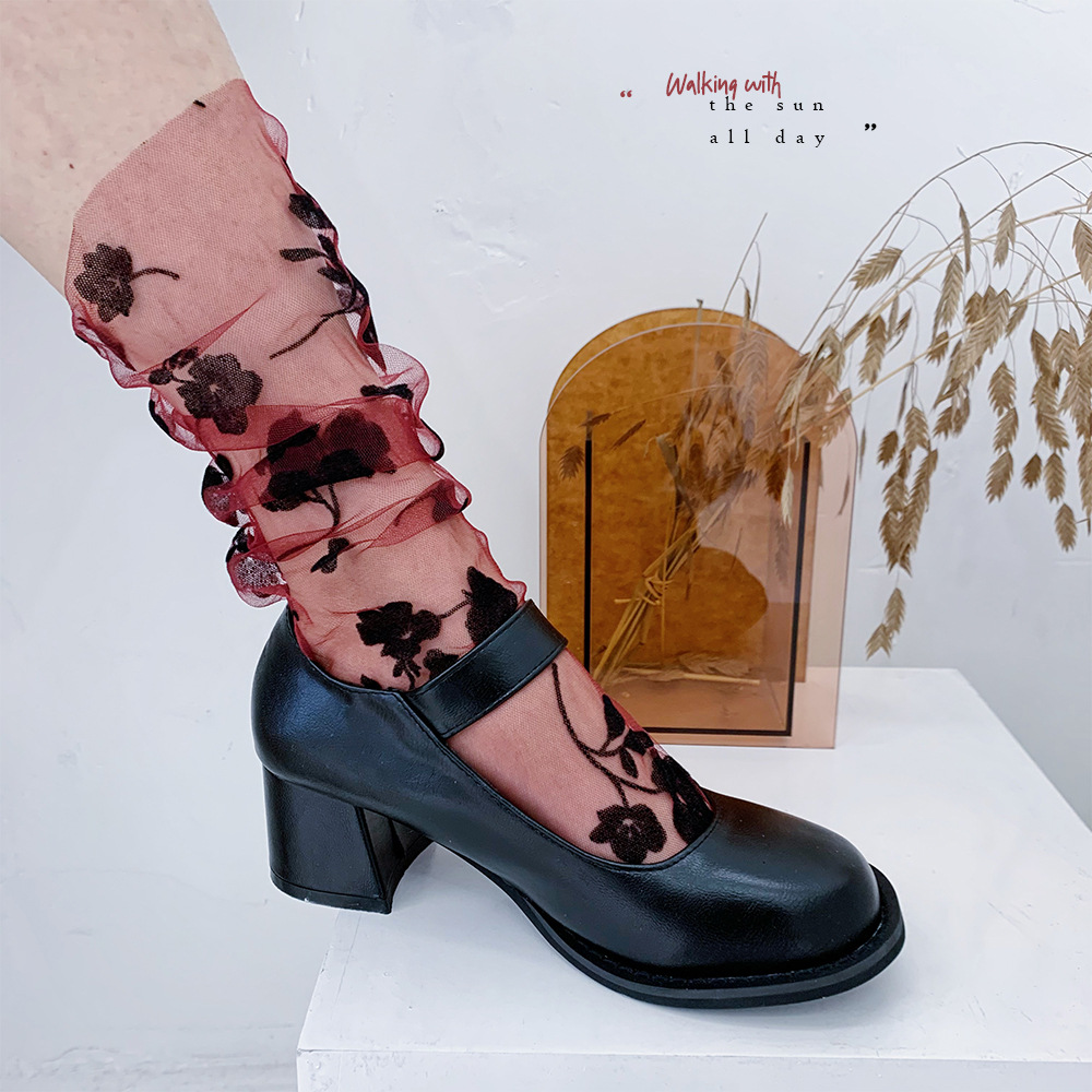 Tất Voan Trong Suốt Siêu Mỏng Nhiều Màu Cho Nữ