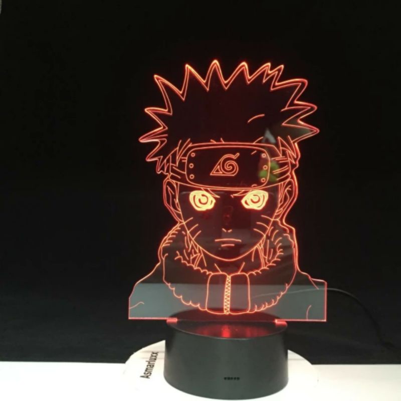 Đèn Led 3D Uzumaki Naruto Lamp - quà tặng sinh nhật, bạn bè, fan hâm mộ