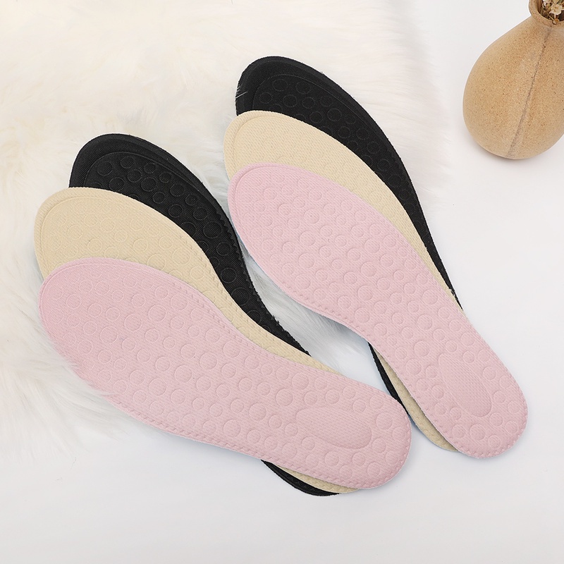 Set 2 Đế Lót Giày 5D Bằng Xốp EVA Thoáng Khí Khử Mùi Và Khử Mùi Cho Nam Và Nữ