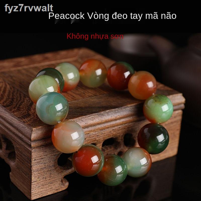 Vòng tay mã não con công tự nhiên tinh khiết quà tặng thời trang cá nhân hóa bán buôn cửa hàng