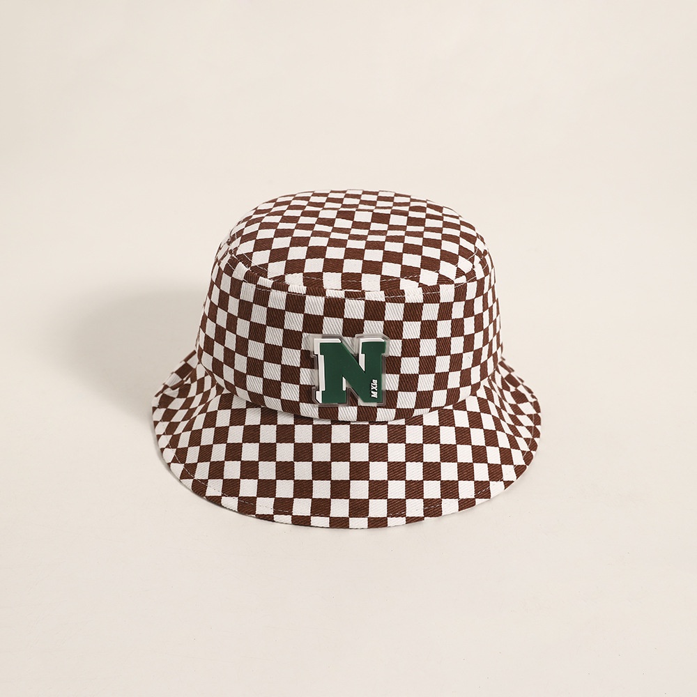 Mũ Ngư Dân Che Nắng Đi Biển Ngoài Trời Bằng Da Họa Tiết Chữ Dễ Thương Cho Bé