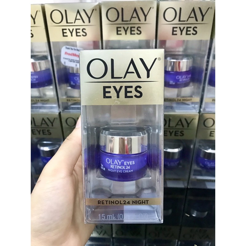 Kem dưỡng mắt Olay Eyes Retinol 24 Night Eye Cram 15ml