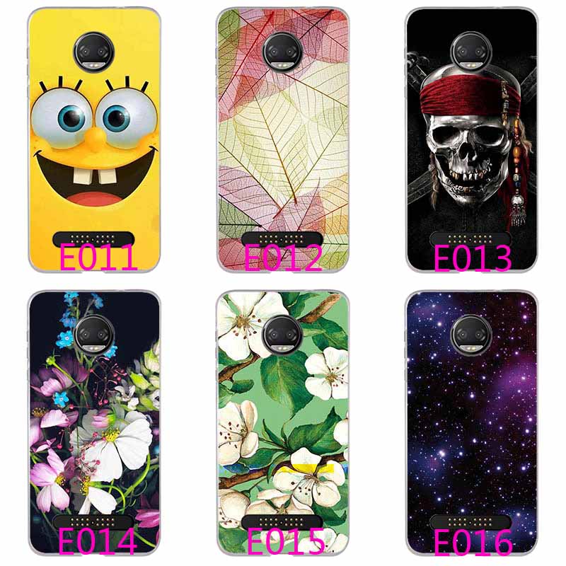 Ốp điện thoại silicon TPU mềm in hoạt hình nhiều màu dễ thương cho Motorola Moto Z2 Force | BigBuy360 - bigbuy360.vn