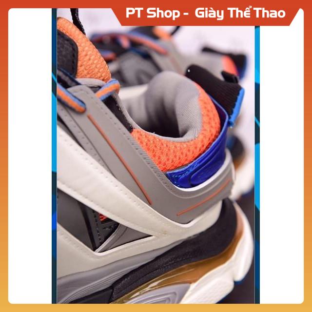 [FreeShip+ Hàng Sịn] Giày thể thao Balen track 3.0 xanh cam đỏ trắng, Giầy Sneaker nam nữ các màu Full phụ kiện