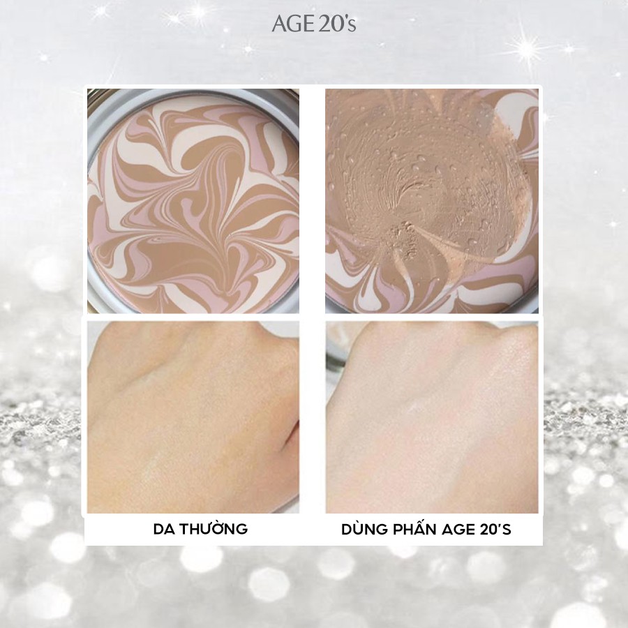 Phấn Nền Lạnh Kim Cương AGE20's Essence Cover Pact ORIGINAL SPF 50+/PA +++ 12.5g