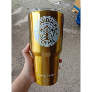 Ly giữ nhiệt starbucks 900ml ( hàng chuẩn, tặng kèm túi, ống hút)