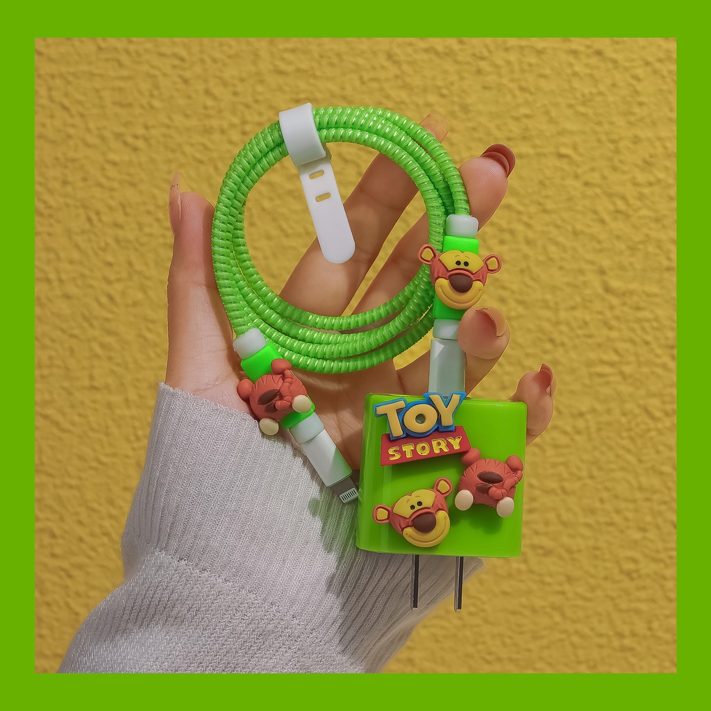 Cartoon Tpu Charger Protector for iphone 18w/20w