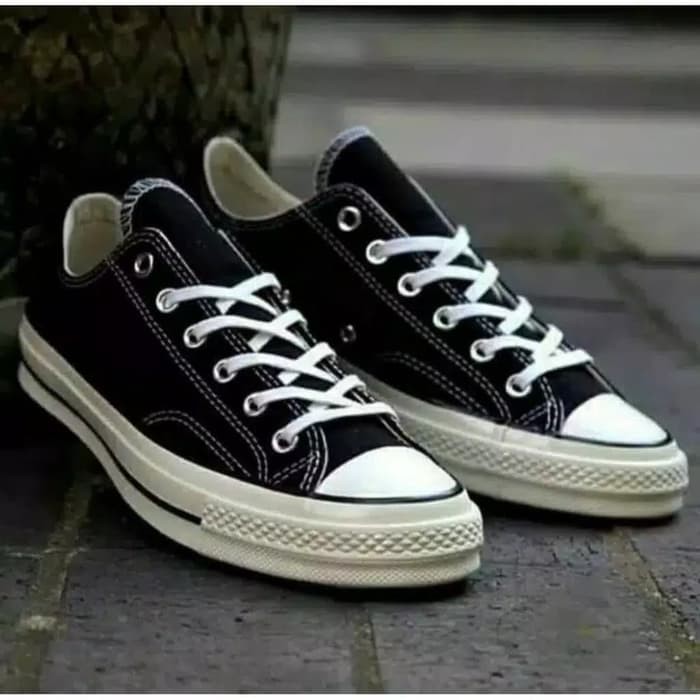 Giày Thể Thao Converse All Star 70s Cổ Thấp Phối Màu Đen Trắng Thời Trang Trẻ Trung 39