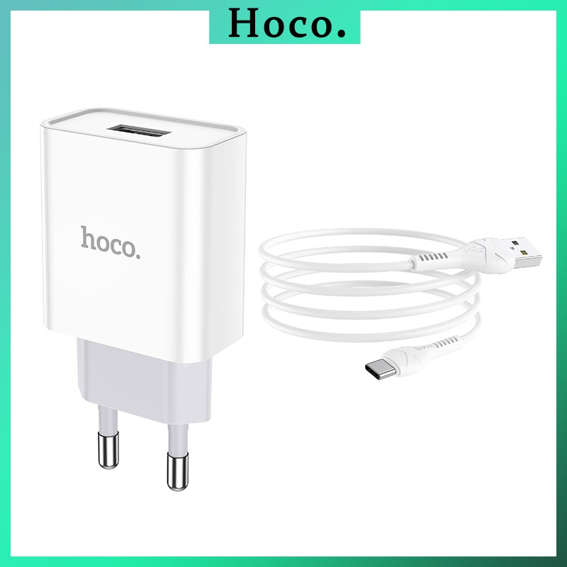 Bộ Củ sạc + cáp sạc Hoco C81A chính hãng sạc nhanh an toàn cho điện thoại Android,Iphone