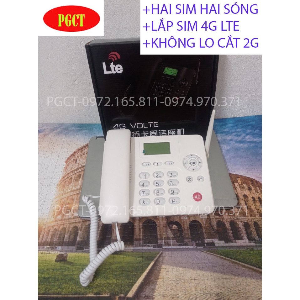 Điện thoại bàn cố định không dây lắp sim đa mạng huawei ets 2266aa