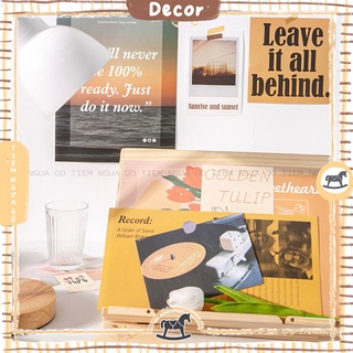 Bộ giấy trang trí tường Moking Travel Trang Trí Tường, Decor Góc Học Tập, Làm Việc - Tiệm Ngựa Gỗ