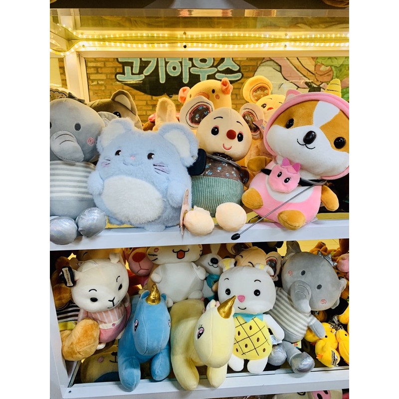 Thú Nhồi Bông dễ thương các con vật 25 cm (hamster, thỏ, unicorn)