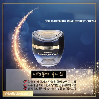 Kem Yến Dưỡng Da Cellio Premium Swallow Nest Cream 50ml