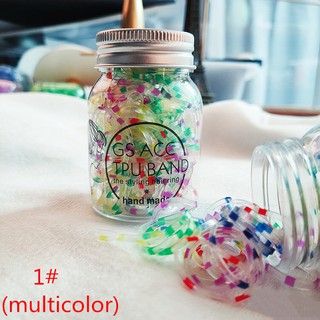 Hộp 120 dây cột tóc co giãn dành cho người lớn