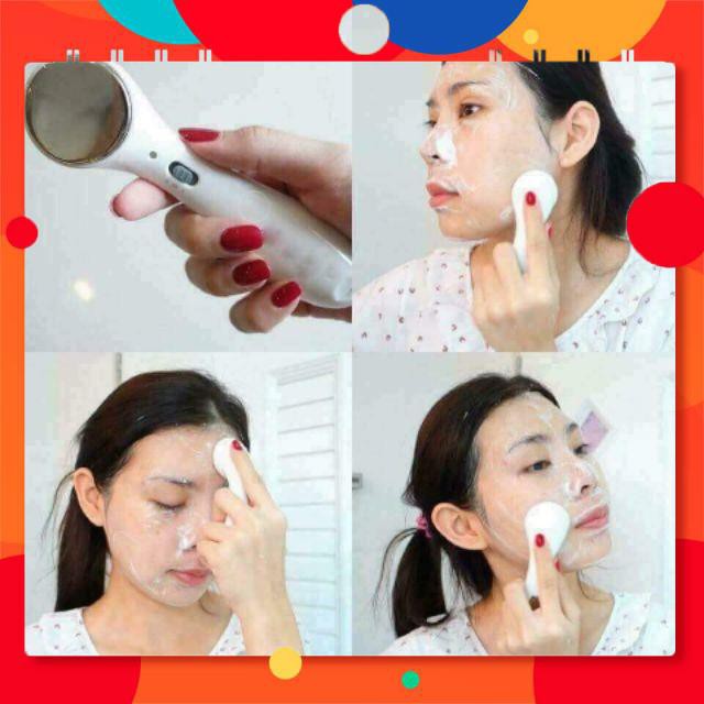 Máy matxa mặt ion thẩm thấu.