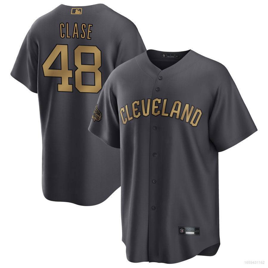Áo Bóng Chày Unisex O-O 2022 MLB All-Star Cleveland Guardians Phiên Bản Cầu Thủ