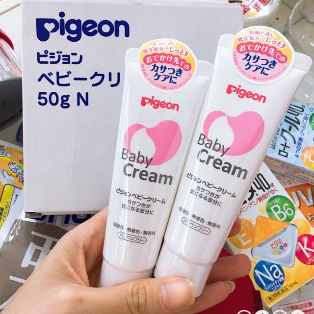 Kem Pigeon Baby Cream 50g dưỡng da chống nẻ cho bé hàng Nhật nội địa SKIN CARE HN