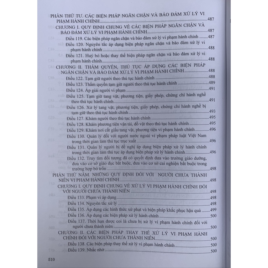 Sách luật - Thủ tục xử phạt vi phạm hành chính và thi hành quyết định xử phạt vi phạm hành chính