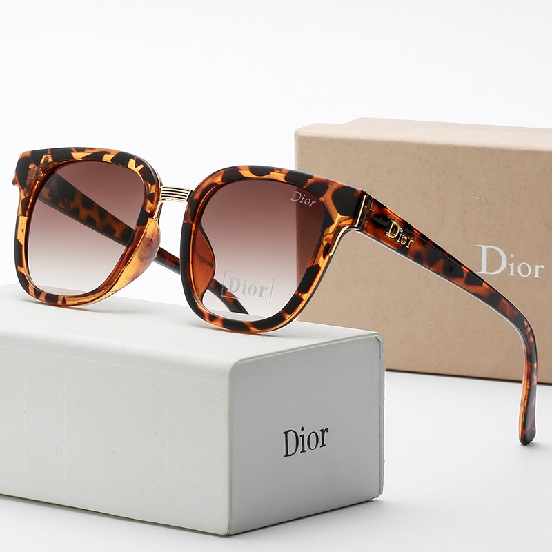 Kính Mát Dior Chống Tia UV400 Phong Cách retro Thời Trang Cho Nam Nữ