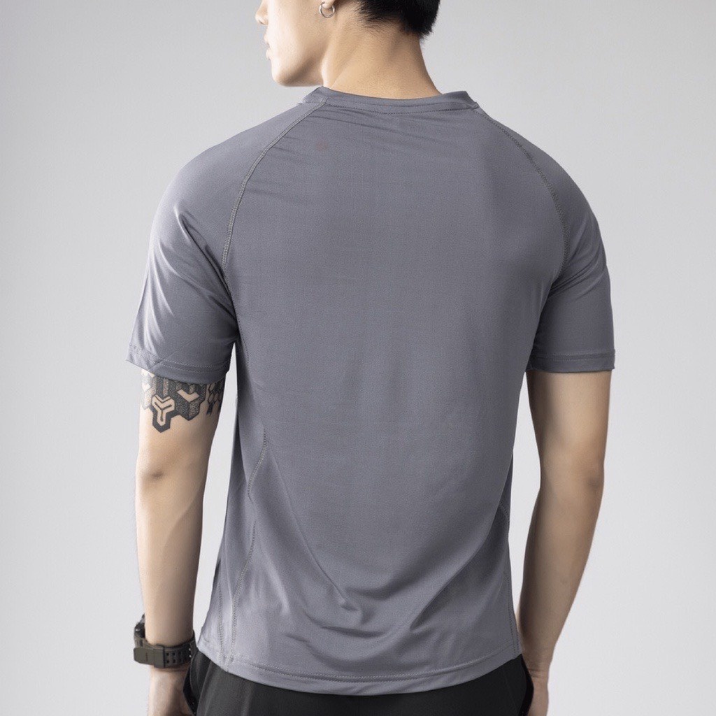 Áo thun nam Gấu 194 vải thun lạnh co dãn 4 chiều, phong cách thể thao - gym - bóng đá, from slim fit - Craws