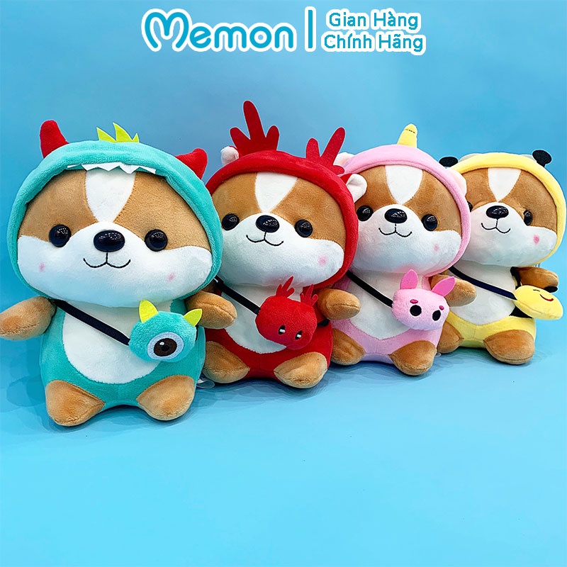Gấu Bông Mini Shiba Cosplay Cao Cấp Memon