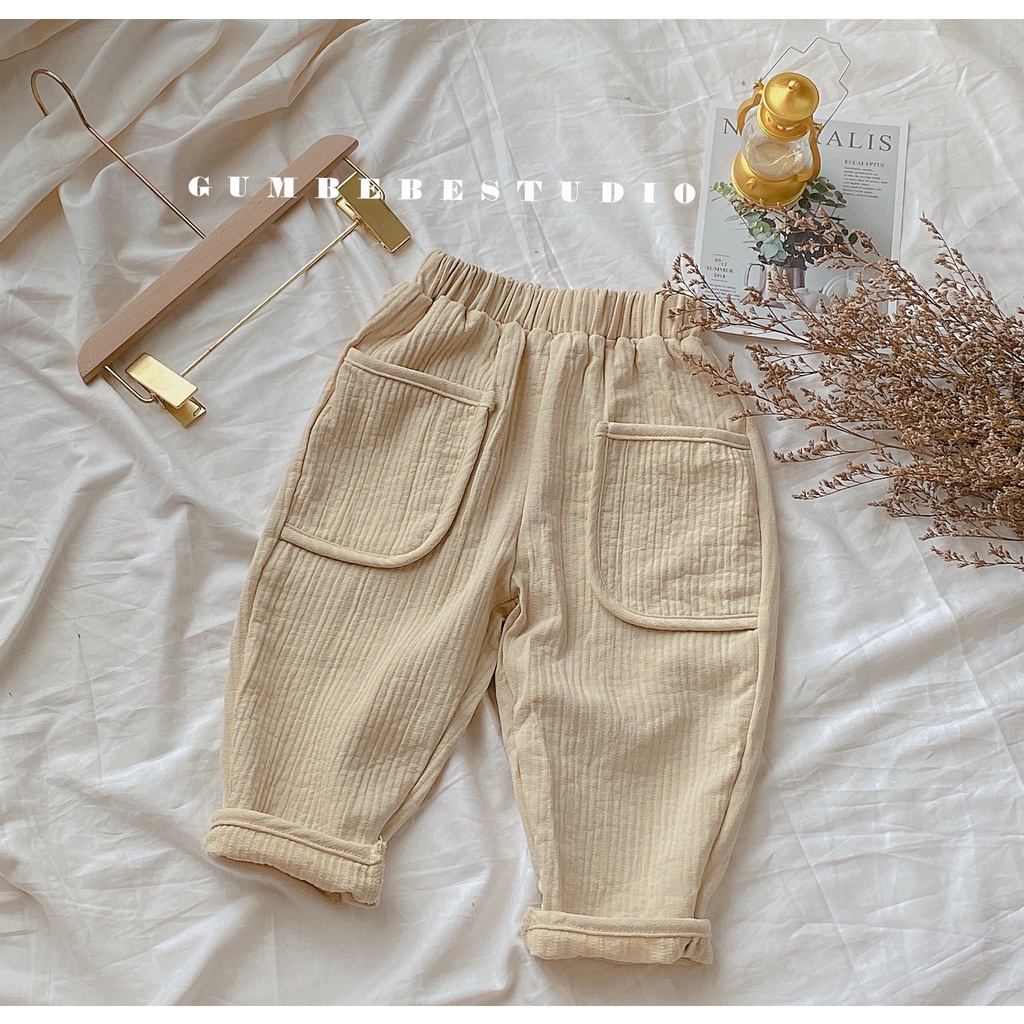 QUẦN BAGGY XÔ PHONG CÁCH HÀN CHO BÉ TRAI/ BÉ GÁI (ẢNH THẬT)