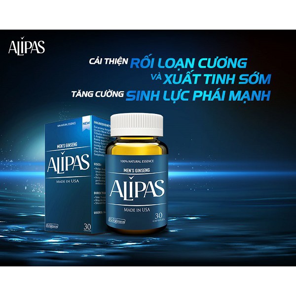 Sâm Alipas - Men’s Ginseng Alipas - Tăng cường sinh lực phái mạnh - BN032