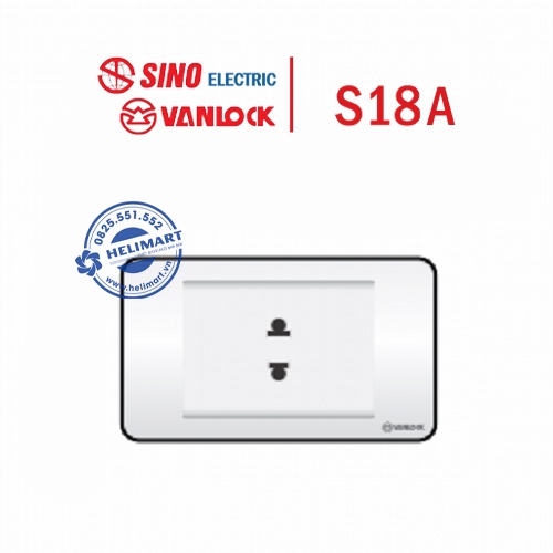 Mặt ổ cắm S18A - Sino Vanlock