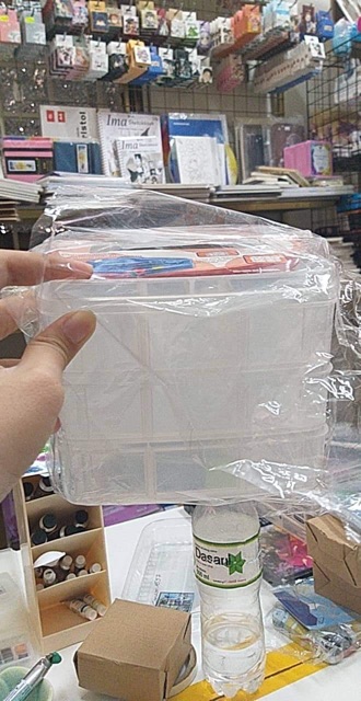Hộp nhựa đựng băng dính washi tape - có size vừa va size to