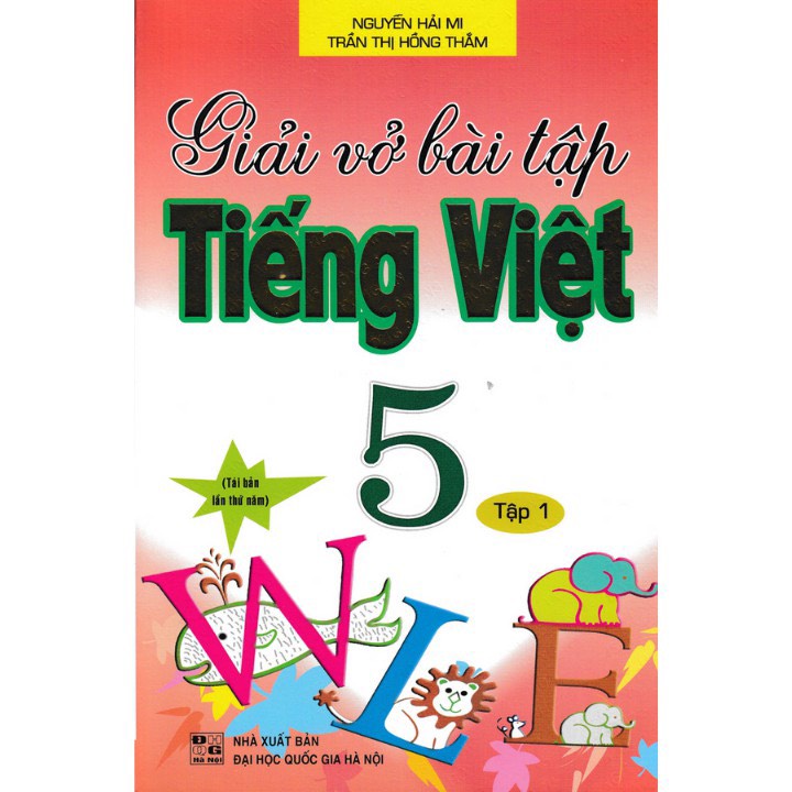 Sách - Giải Vở Bài Tập Tiếng Việt 5 Tập 1