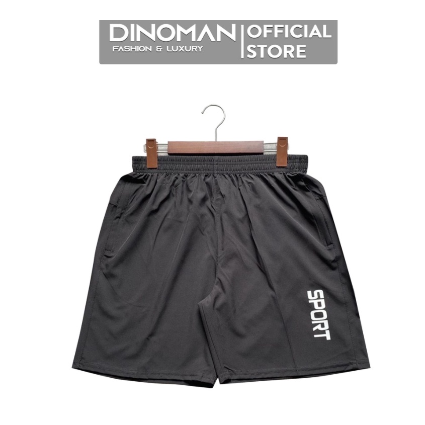 Quần đùi nam, Quần short chất gió thể thao  được thiết kế lưng thun dây rút không gây hằn bụng, túi khóa kéo tiện lợi.