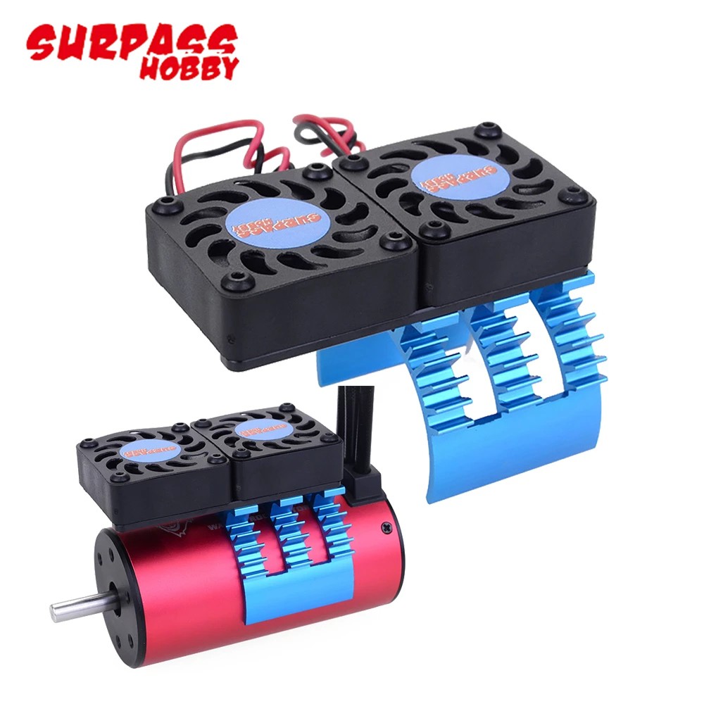 Quạt Tản Nhiệt Động Cơ Không Chổi Than Surpass Hobby Rc 1 / 10 1 / 8 Rc Motor 540 550 3650 3660 3670 3674