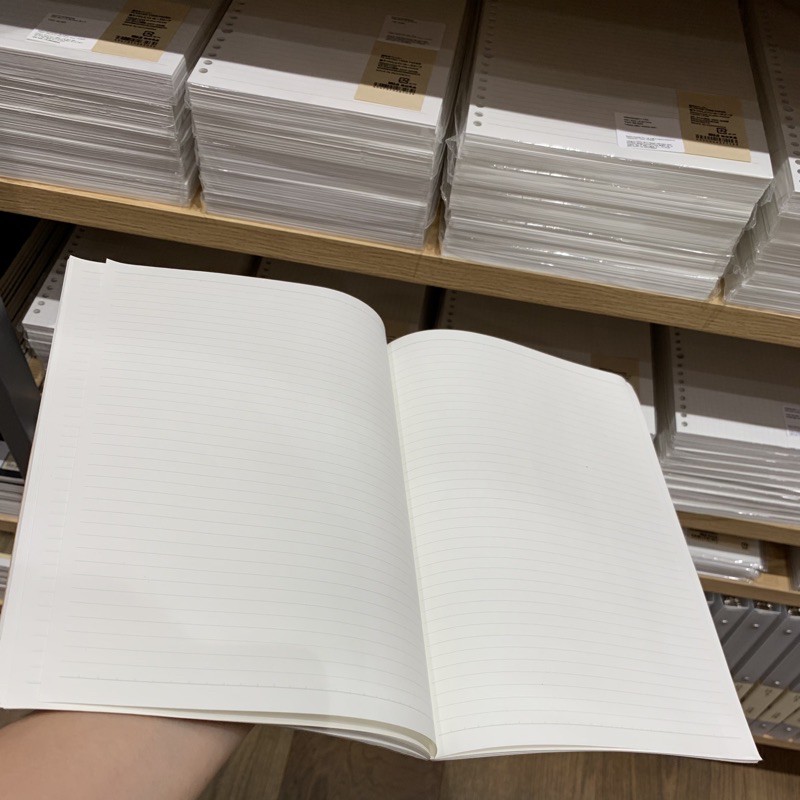 Bộ 5 cuốn vở bìa trơn B5 Muji