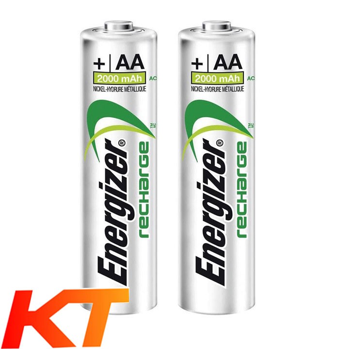 Pin Sạc AA (2A) Energizer 2000mAh (vỉ 2 viên)