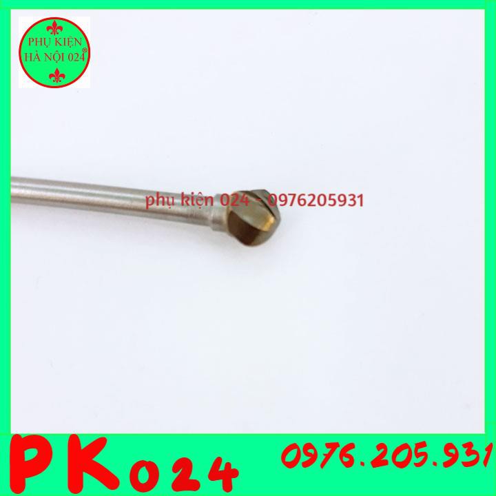 Bộ Mũi Doa Mài Hợp Kim Răng Cưa Thưa Mài Kim Loại Và Gỗ 3x6mm