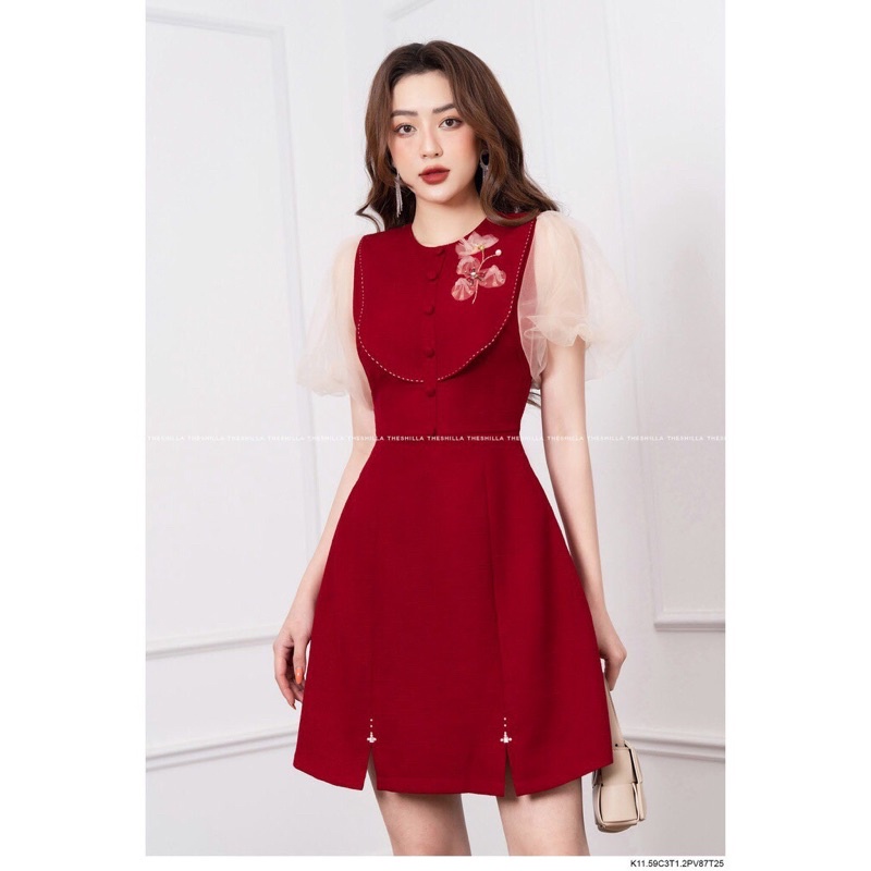 Combo 3 váy size L + áo thun freesize laviem, the shilla, gumac, tubycatu