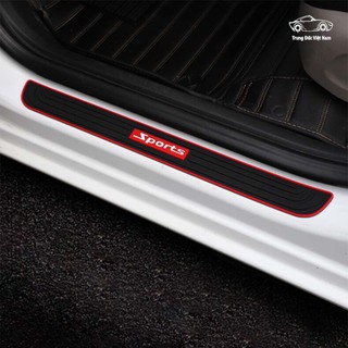 Bộ 5 Miếng Nẹp Cao Su Bậc Cửa Và Nẹp Cốp Chống Xước Bậc Cửa Ô Tô | BigBuy360 - bigbuy360.vn