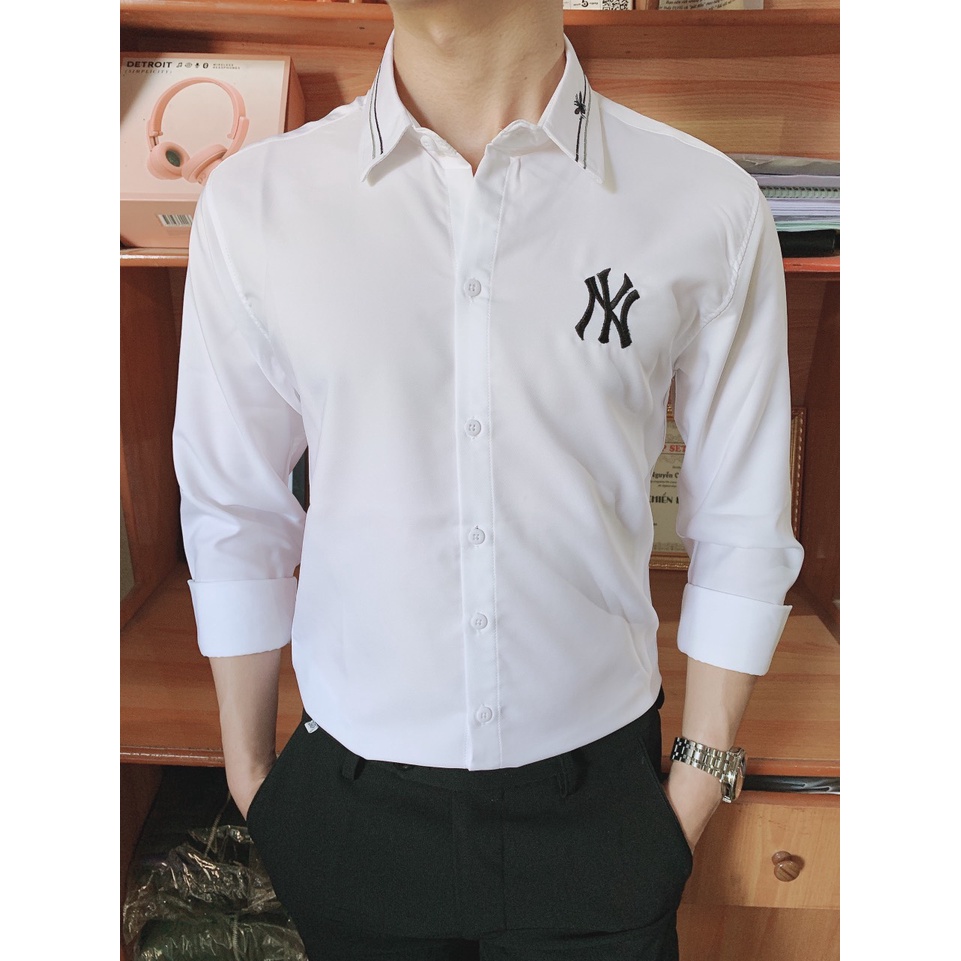Áo sơ mi nam trắng đẹp bao chất, vải chuẩn hàng Shop - ẢNH THẬT