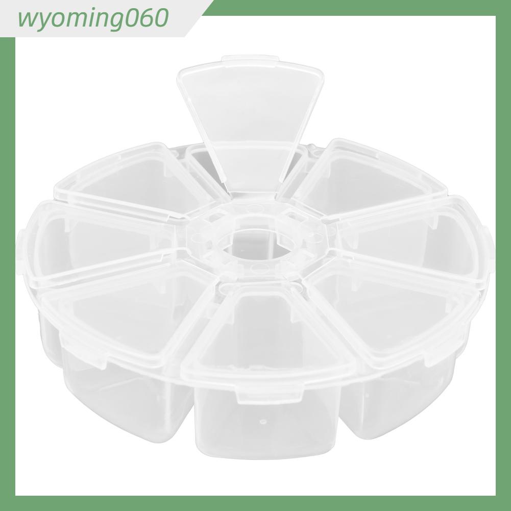 Wyoming060 Hộp đựng đồ trang sức Chất liệu nhựa trong suốt lưu trữ nhiều lưới cho tay ‑ Làm bằng hạt rời