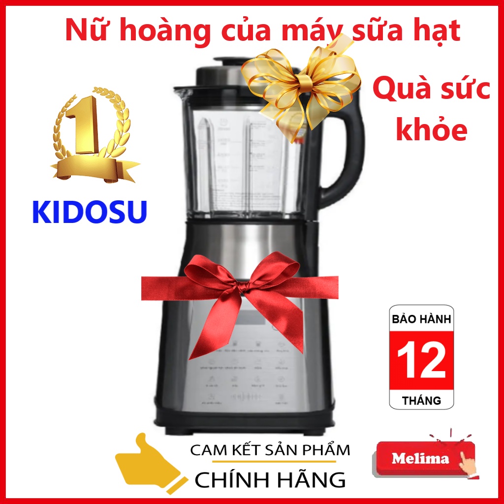 Máy Làm Sữa Hạt Máy Nấu Sữa Hạt KIDOSU KDS22, Bảo hành 12 tháng, Lập trình sẵn 13 chương trình nấu siêu thông minh