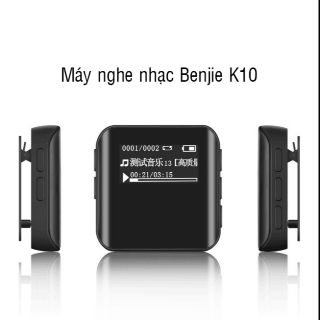 Máy nghe nhạc mini Benjie k10 kèm tai nghe hifi