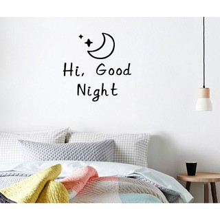 Sticker dán tường chữ "Good Night" siêu dễ thương!