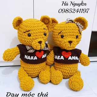 Len To đan móc chăn, thảm, thú bông