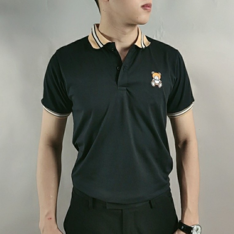 Áo thun nam Polo ngắn tay có cổ họa tiết đơn giản lịch lãm!!! | BigBuy360 - bigbuy360.vn