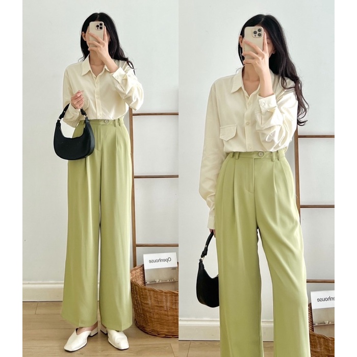 Quần YZ cài cúc lệch 263_Q0181