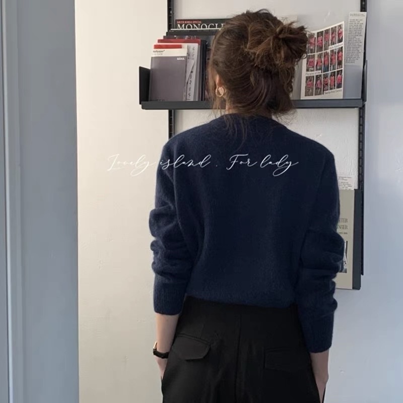 áo len cadigan xanh navy | BigBuy360 - bigbuy360.vn