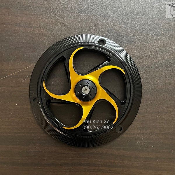 Ốp Quạt Gió Xoay Vespa Hàng CNC Mẫu Sao 5 Cánh