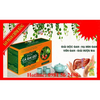[CHÍNH HÃNG] Trà túi lọc Cà gai leo hộp 90g - Bảo vệ lá Gan của bạn hàng ngày