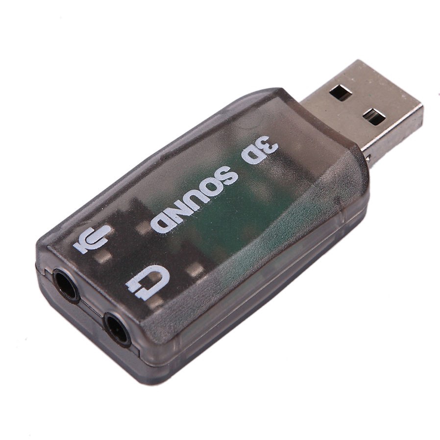 Thẻ âm thanh USB 2.0 5.1 3D tiện lợi